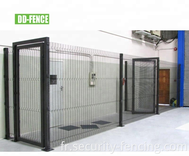 Haute sécurité 358 Mesh Wire Anti Climb Fence for Villa Industry Airport Commercial Zone